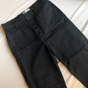Reformation high waisted button up pants